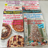 Better Homes & Gardens Magazines 2017 10 Issues Cooking Organizing Gardening Decor