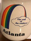 *Vintage ATLANTA “The End of the RAINBOW” Coffee Cup Mug Pottery Papel