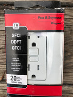 €< NIB ELECTRICAL Outlet Pass & Seymour Tamper Resistant White