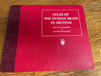 €* Vintage 1970 Atlas of the Human Brain Hardcover Melville Roberts Joseph Hanaway