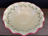 <€€ Pfaltzgraff NAPOLI Hand Painted Stoneware 1-8.5” Salad Pasta Serving Bowls Round