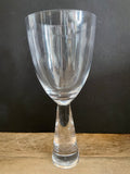 a** Set of 18 Crystal Glass Heavy Stemmed 7.75” Barware Beer Glasses Goblets