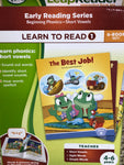 a* New LEAP FROG Learn To Read Book Set 1 The Best Job  Learning Game Gaming System