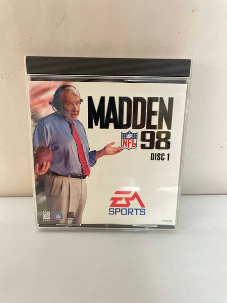 a* Vintage EA Sports Madden NFL 98 CD-ROM Disc 1 (PC, 1997) Windows 95
