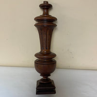 Vintage Wood Decorative Furniture Trim Carved Pedestal Shelf Support Leg Hutch Dresser Buffet