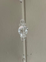 ~€ Crystal Prism Suncatcher Hanging Chandelier Drops Pendant Rear View Mirror