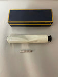 a** Vintage Pharmacy Medical Hollow Tube w/ Cap & Roller in Blue/Yellow Box