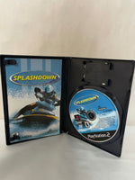 a* Sony PS2 PlayStation 2 SPLASHDOWN Video Game Case & Manual 2001 Skiing Racing