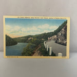 € Vintage Unused Postcard Scenic Highway 193 Lake Cheoah Fontana Dam N Carolina