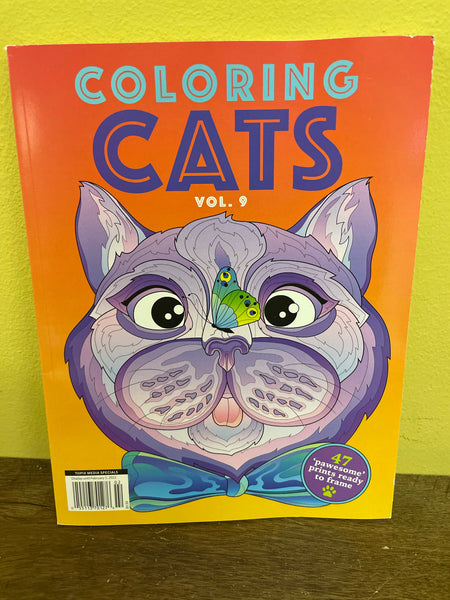 *NEW COLORING CATS  Coloring Book Volume 9 January 2022