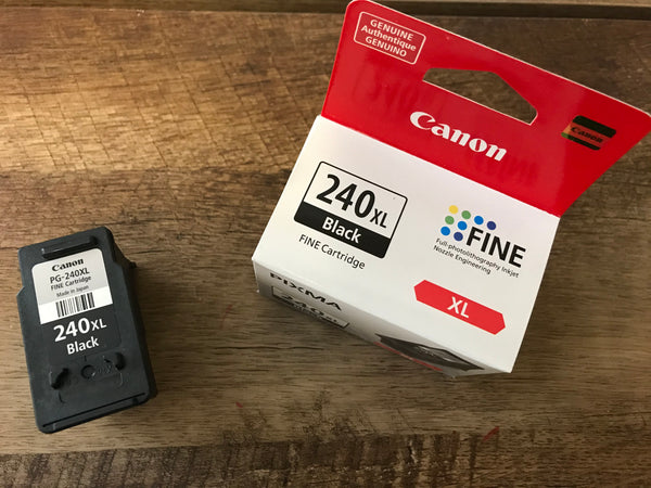 + EMPTY/USED Genuine Canon PG-240XL Fine Black Ink Cartridge