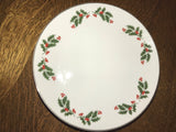 €¥ Vintage China CHRISTMAS HOLLY HOLIDAY Set Retired Japan 