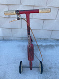 a* Vintage 1970s HONDA Kick N Go 3 Wheel Scooter Red Parts Missing