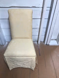 a* Childrens Parsons Chair Upholstered Chair Yellow