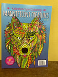 NEW  KALEIDOSCOPE Magnificent Creatures Coloring Book Volume 20 January 2022