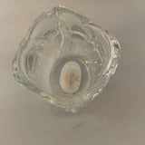 ~€ Heavy Crystal Tulip Candle Holder 24% Lead Votive Tea Light Glass