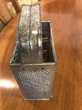 *Vintage Bromco Rustic 4 Sided Cheese Grater Metal Shredder Kitchen Decor