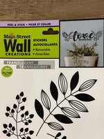 <€€ NEW Main Street Wall Creations Stickers Decal "LOVE Grows Here" SKU 303149