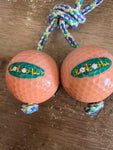 a* BLONGO 1 Peach   Ladder Ball Replacement Balls Bolo Toss Hillbilly Golf