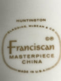*Vintage China FRANCISCAN MASTERPIECE HUNTINGTON Ivory with Platinum Rim Set