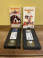 Beethoven and Beethoven’s 2nd (VHS VCR Tape Lot, 1991 & 1993) Charles Grodin Bonnie Hunt
