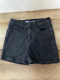 Womens Juniors Sz 2 OLD NAVY Black High Rise Jean Shorts