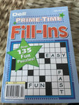 €* NEW Dell’s Prime Time Fill-In PUZZLES Magazine February 2023 Publication 135 Puzzles