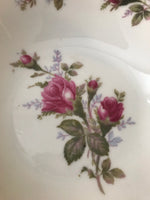 *Vintage China Pink Roses 7.25” Salad Serving Bowl Japan Retired
