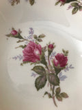 €€ Vintage China Pink Roses 7.25” Salad Serving Bowl Japan Retired