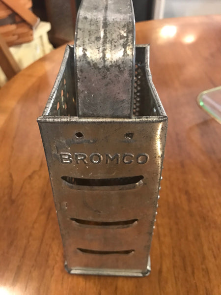 Vintage Bromco Rustic 4 Sided Cheese Grater Metal Shredder Kitchen