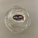 ~€ Heavy Crystal Tulip Candle Holder 24% Lead Votive Tea Light Glass