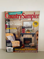 NEW COUNTRY SAMPLER Magazine January 2022 Clever Clock Makeovers Cozy Homes Porches