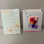 <€€ New Lot/2 Mother’s Day Valentine’s Day Greeting Cards w/ Envelopes Mom