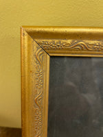 Antiqued Gold Ornate Frame Hang or Tabletop Holds 4.5x6.5 Photo