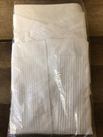 NEIL ALLYN Pleated Tuxedo Shirt White Easy Fit Down Collar XL 32-33