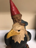 Vintage Set/4 Tom Clark Tim Wolf Golf Gnomes Dwarfs Chocolate Eagle Titleist Chip Hogan Par Retired Signed 1984-1992