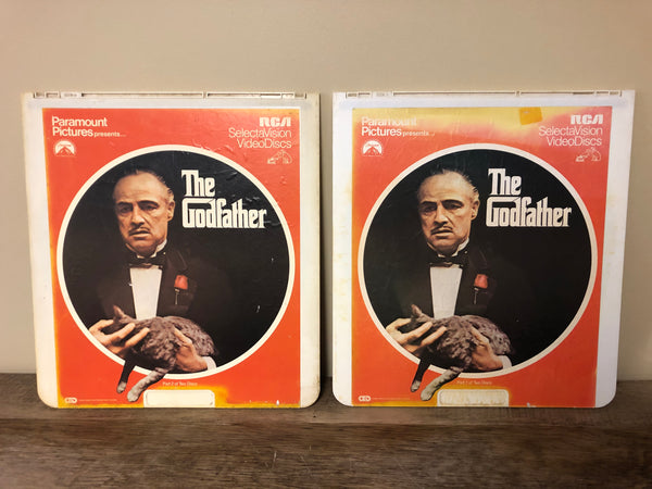 *Paramount CED VideoDisc THE GODFATHER Part 1 and 2 Dual Discs
