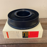 a** Vintage Kodak Carousel Transvue 80 Slide Projector Tray in Original Box Black