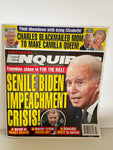 € NEW NATIONAL ENQUIRER Magazine Senile Joe Biden Impeachment November 21 2022