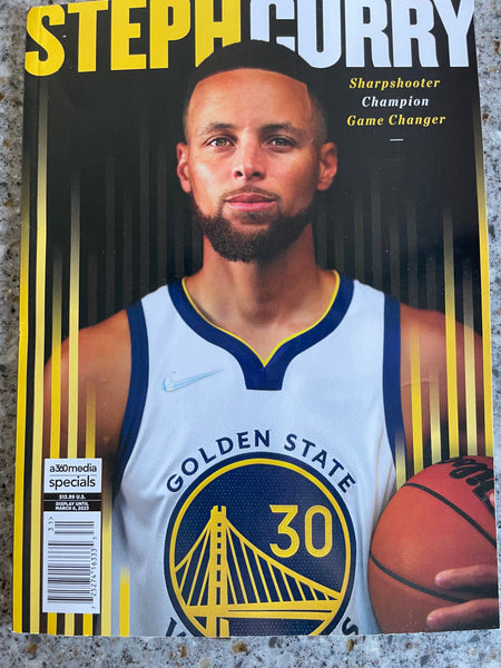€ NEW Steph Curry Sharpshooter Champion Game Changer Pro Basketball Golden State Magazine 2023