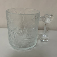 a** Vintage 1993 McDonalds Collectible Flintstone Glass Mug RocDonald’s