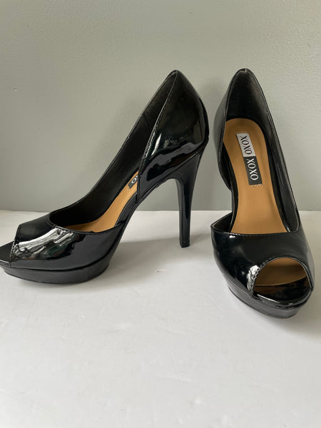 Ladies black outlet pumps size 5