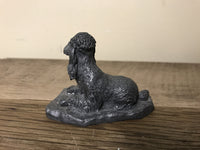 € Pewter Figurine Poodle 3” L x 2” H