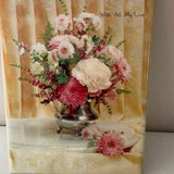 a* Vintage Used Anniversary Wife Greeting Card Crafts Scrapbooking Padded