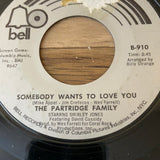 a* Vintage MISPRINTED MUSIC PARTRIDGE FAMILY “I Think I Love You” Bell Records 45 RPM Vinyl Record