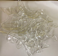 <€€ 5.5 Lbs. Broken Vintage Clear Glass for Craft & Art Mosaic Projects - 1/4" Thick