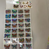 *Lot SCRAPBOOKING Stickers Flowers Butterflies Insects