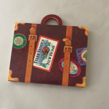 Vintage TYLER TEDDY’s New Home Miniature Book Hallmark Cards XPG3417 Suitcase