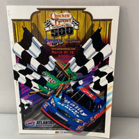 a* Vintage ATLANTA Motor Speedway March 2000 NASCAR Cracker Barrel 500 Winston Race Day Program