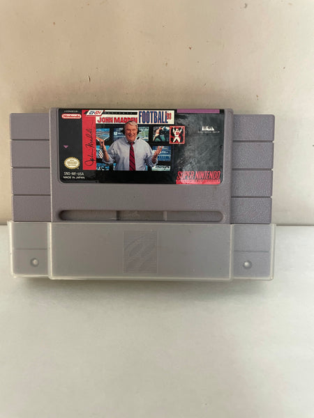 a* Vintage SNES (1993) Super Nintendo Madden Football ‘93 Cartridge Only